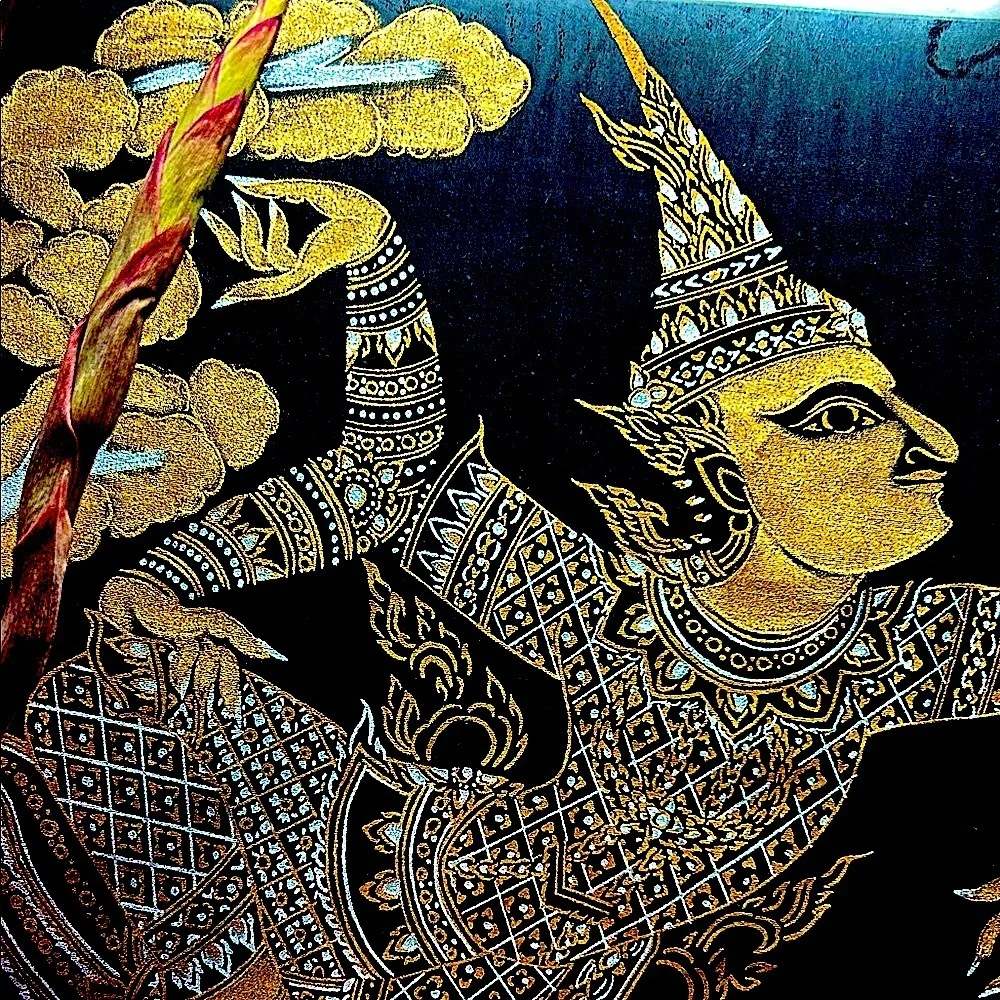 Large Thai Temple Silk Art 20